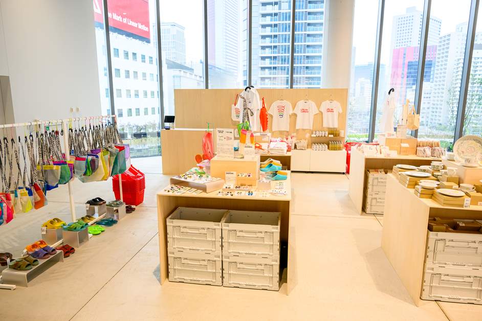 グッズは規格外品や不用品などをリサイクル