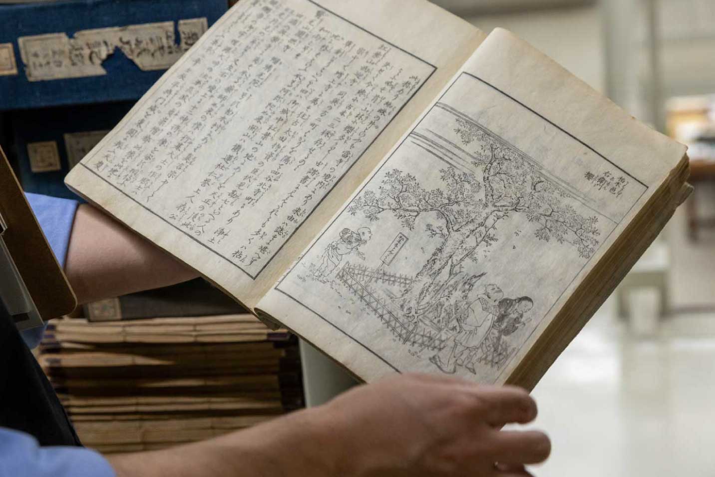 誰もが直接本のページをめくれるのが、図書館です
