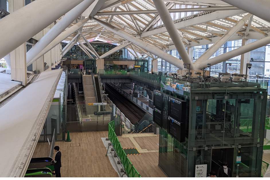 2020年に開業した高輪ゲートウェイ駅