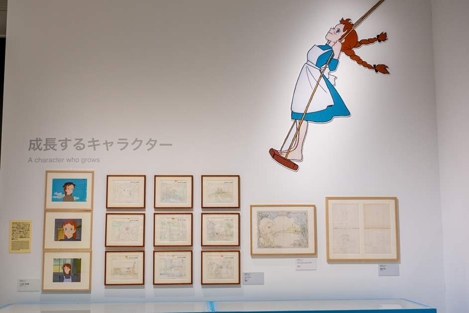 『赤毛のアン』のレイアウトや原画（C）NIPPON ANIMATION CO., LTD.“Anne of Green Gables”™AGGLA